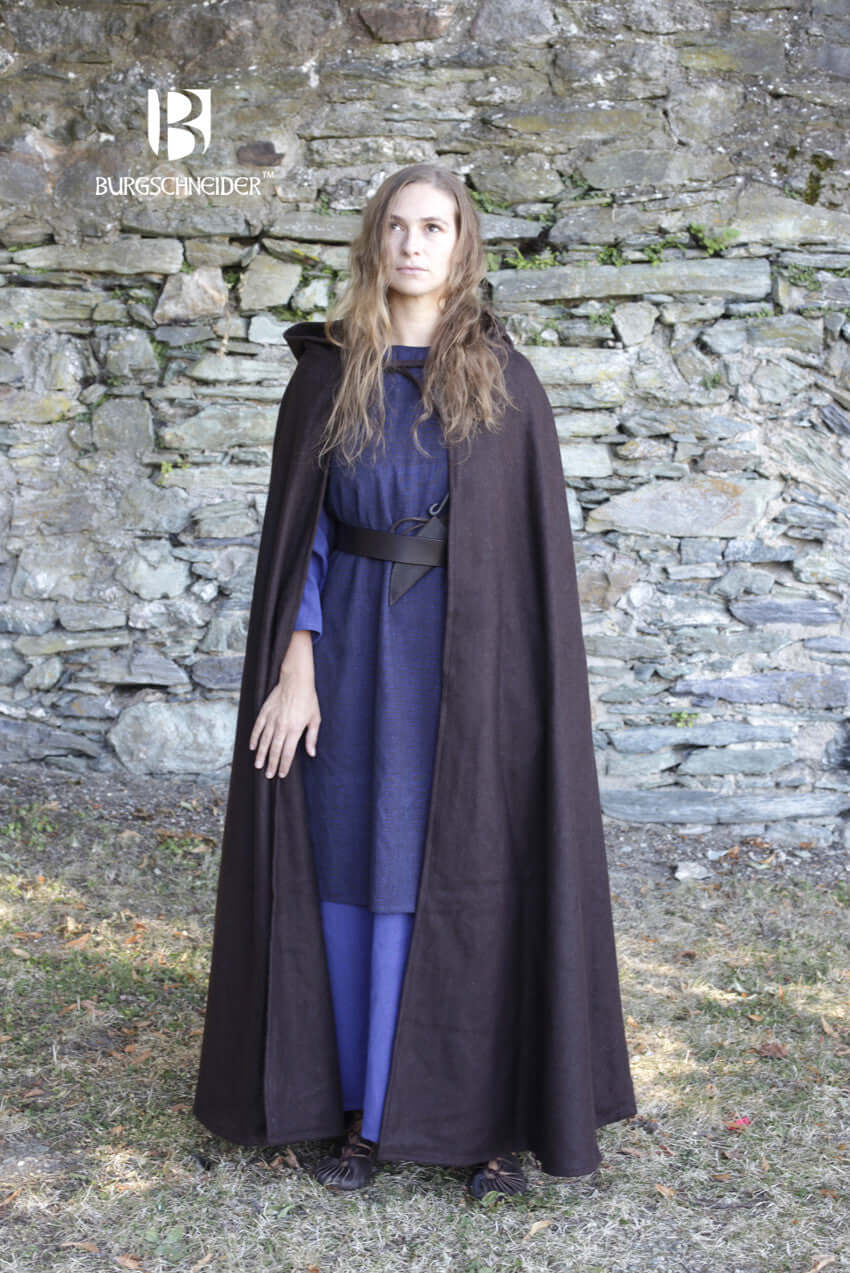 Wool Hooded Cloak Hibernus - Image 31