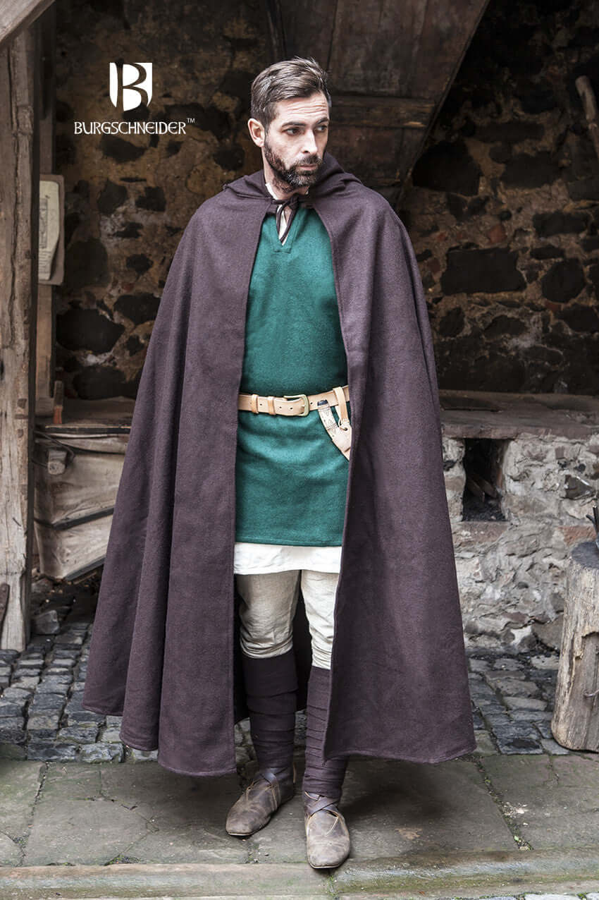 Wool Hooded Cloak Hibernus - Image 40