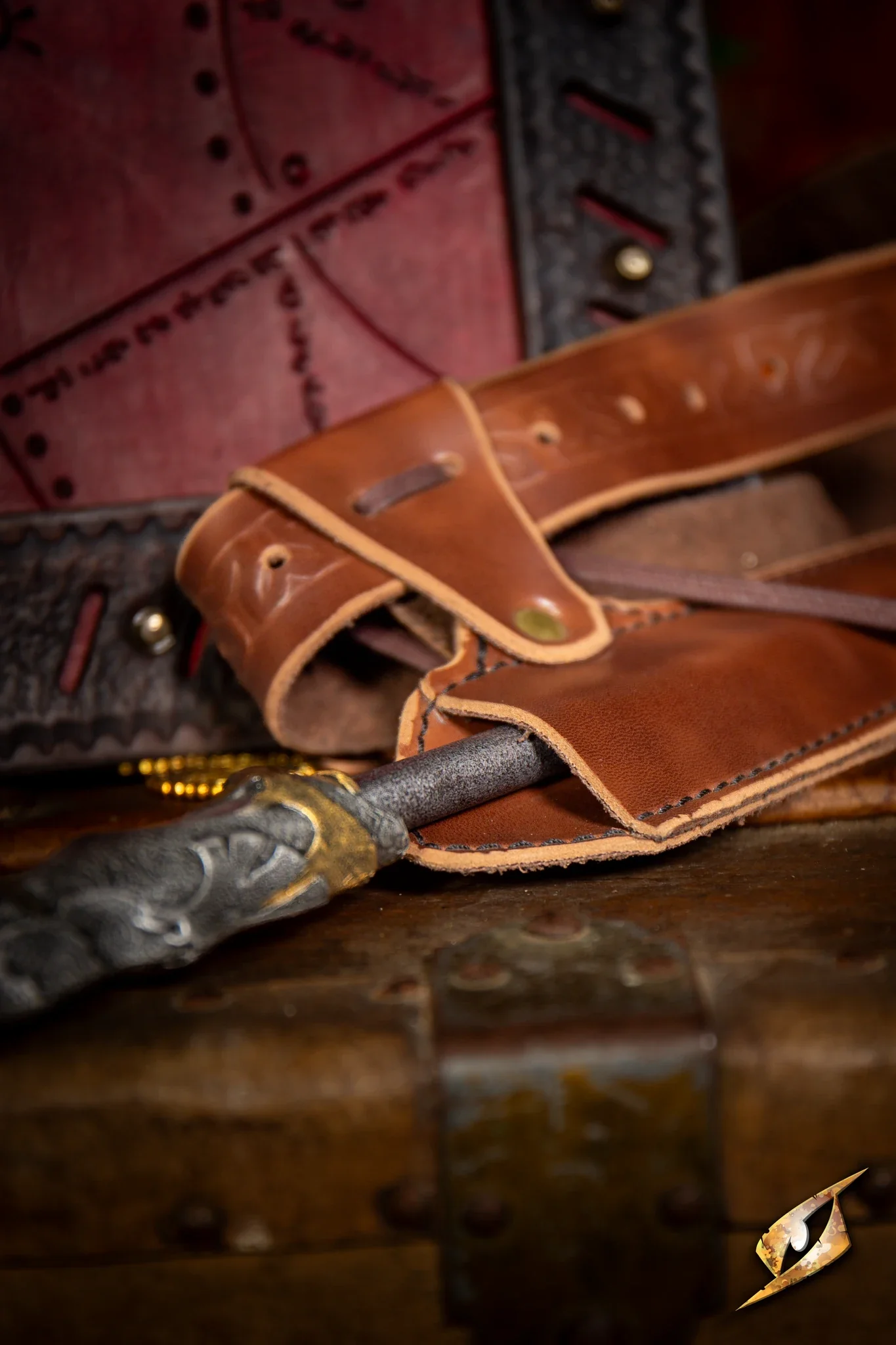Wand Shoulder Holster - Faux Leather - Image 13