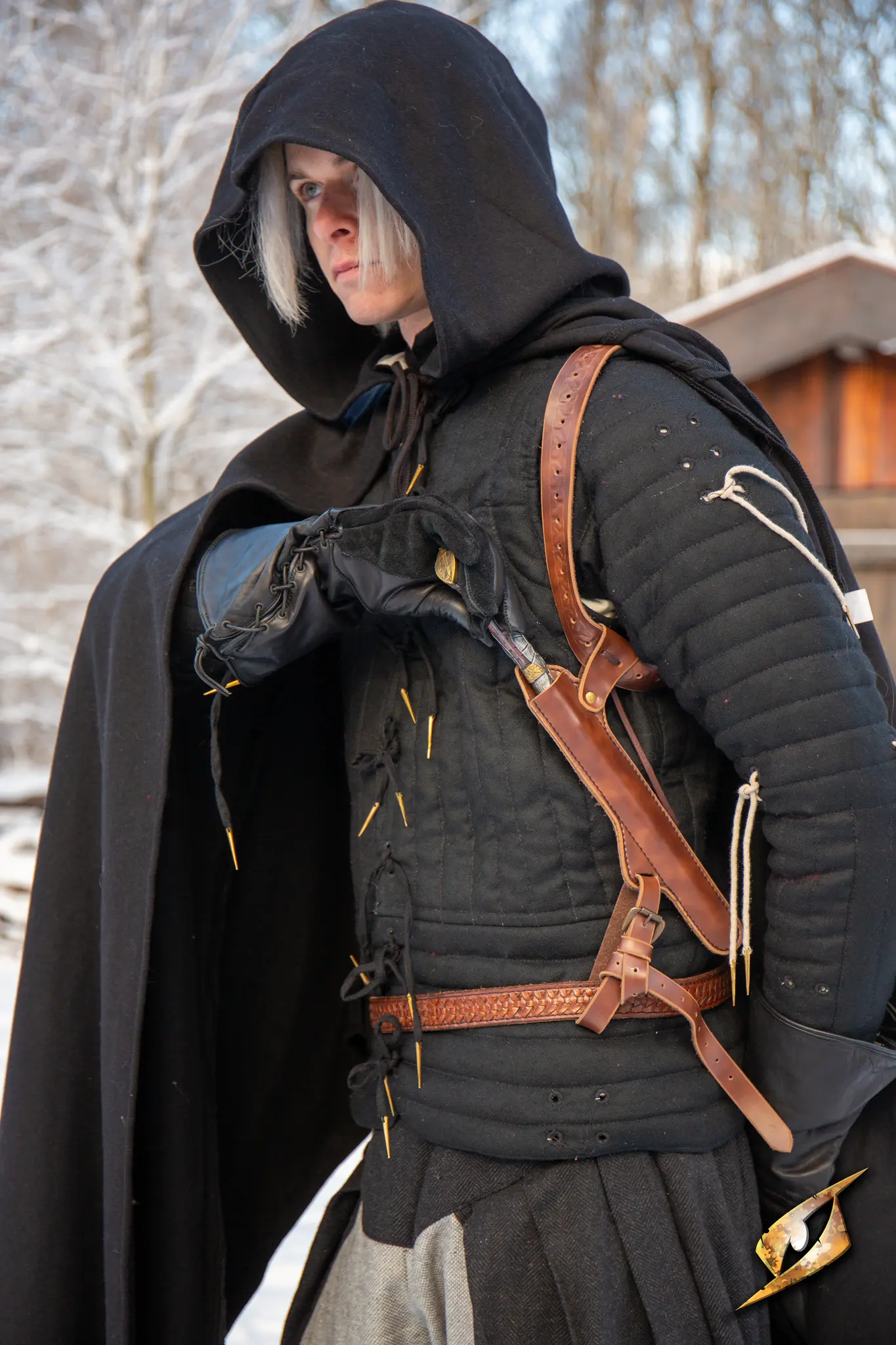 Wand Shoulder Holster - Faux Leather - Image 14