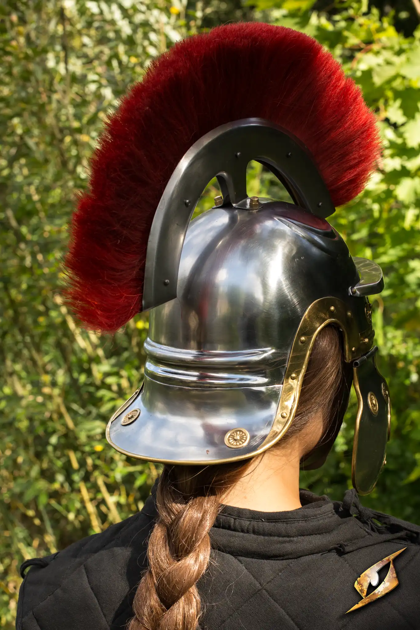 Galea Roman Helmet w. Plume - Image 3
