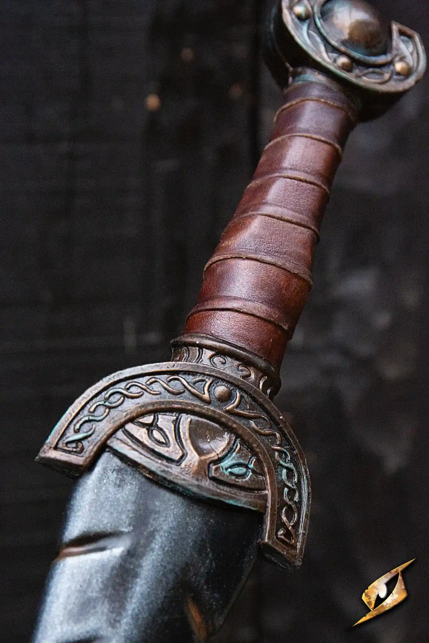 Battleworn Celtic Leaf Sword - Image 25
