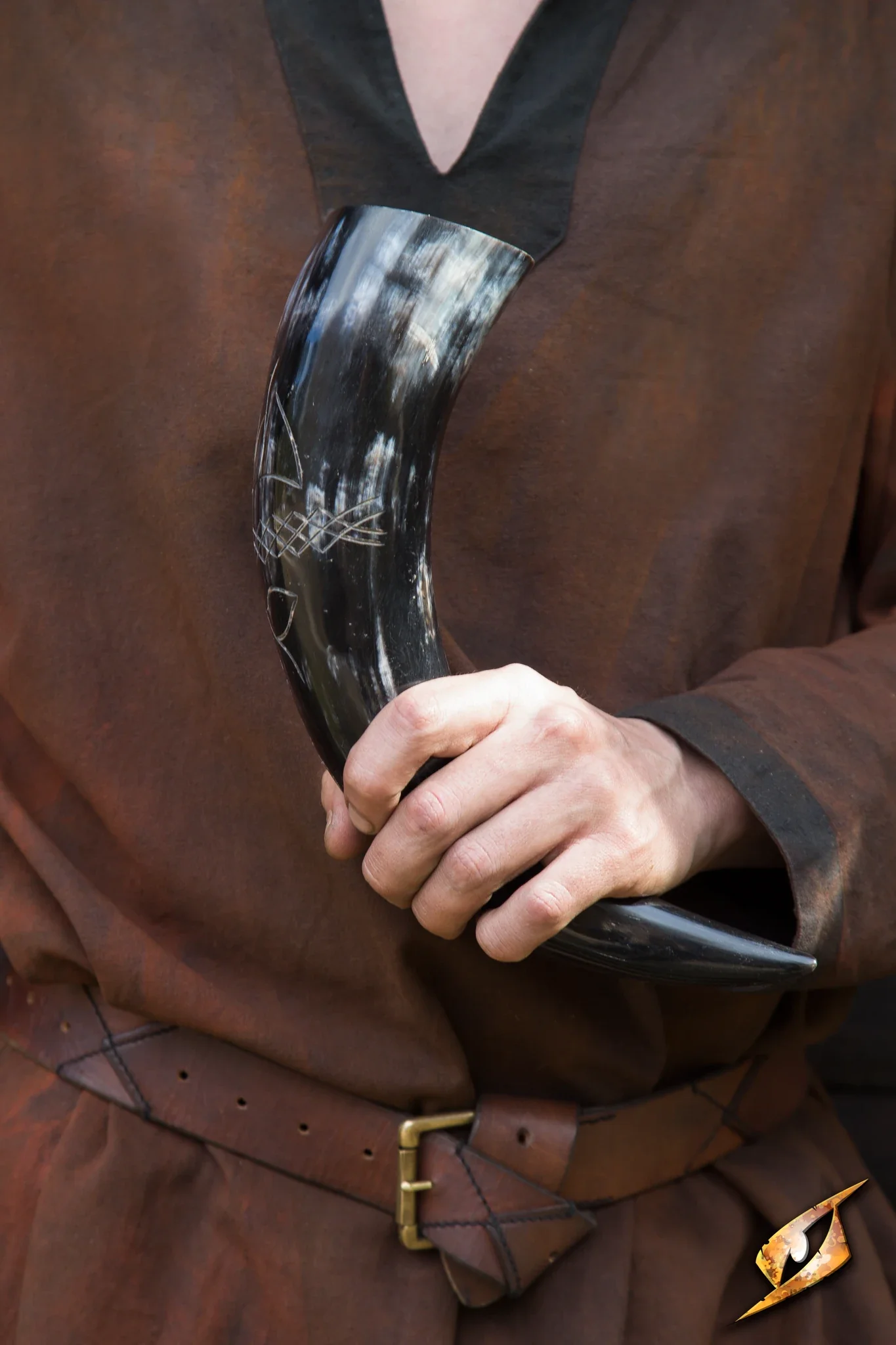 Druid drinking horn 0,5 L with Stand - Image 2