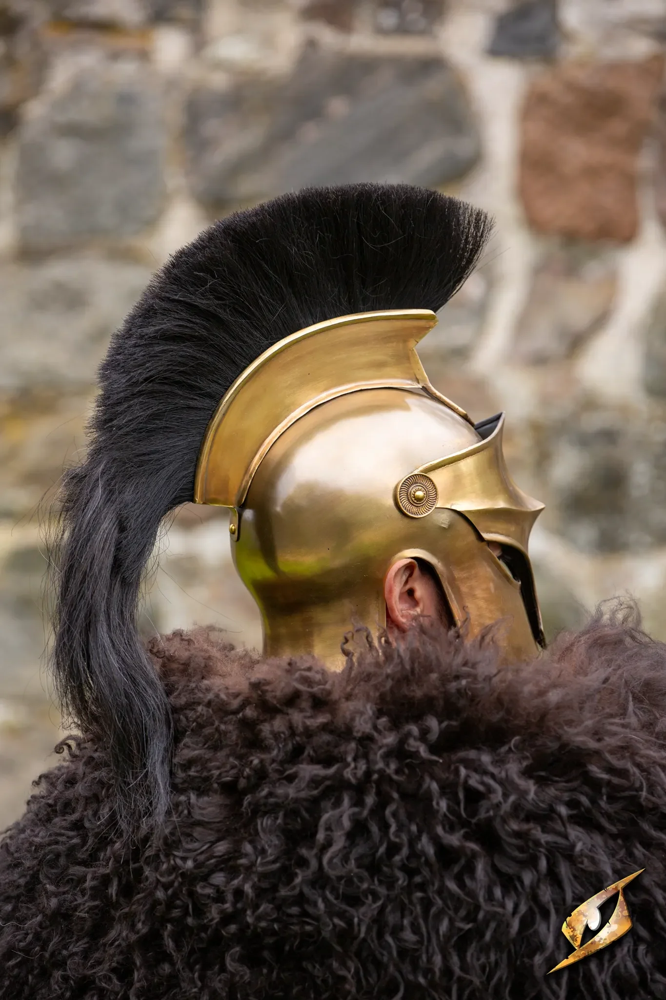 Corinthian Helmet w/Plume - Image 5