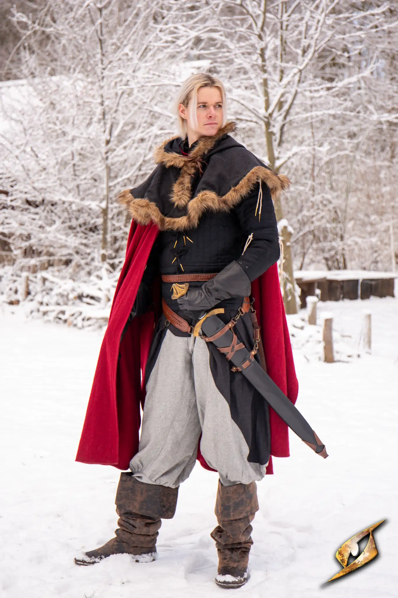 Sword Belt Scabbard - Faux Leather - Image 10