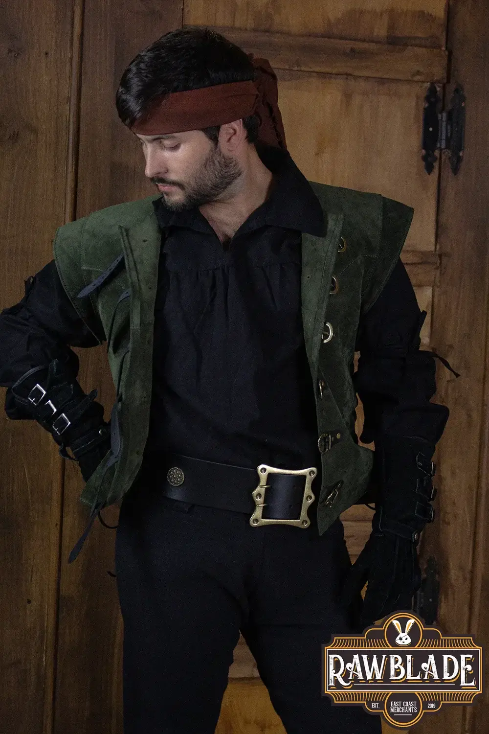 Jules Short Splitleather Jerkin - Image 21