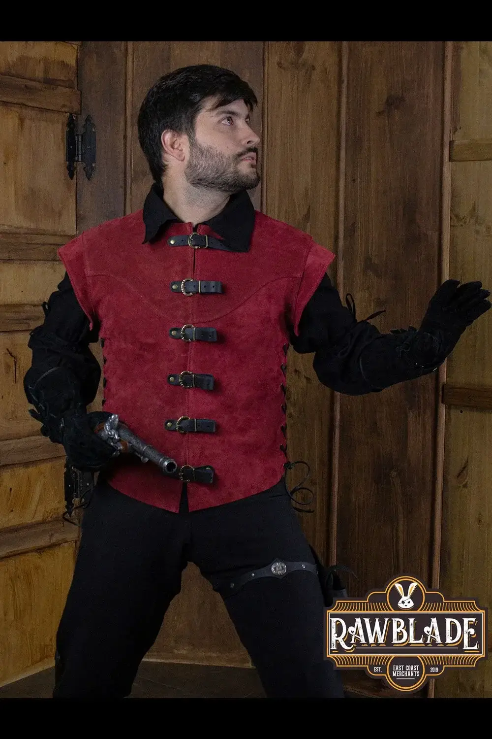 Jules Short Splitleather Jerkin - Image 28