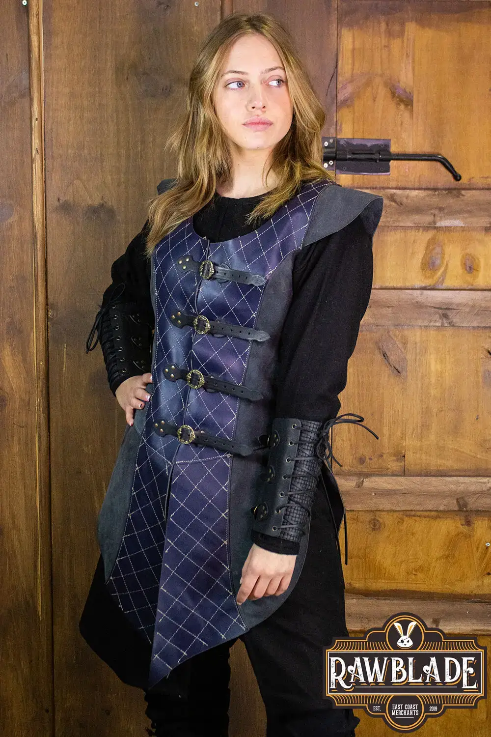 Highland Long Leather Jerkin - Image 10