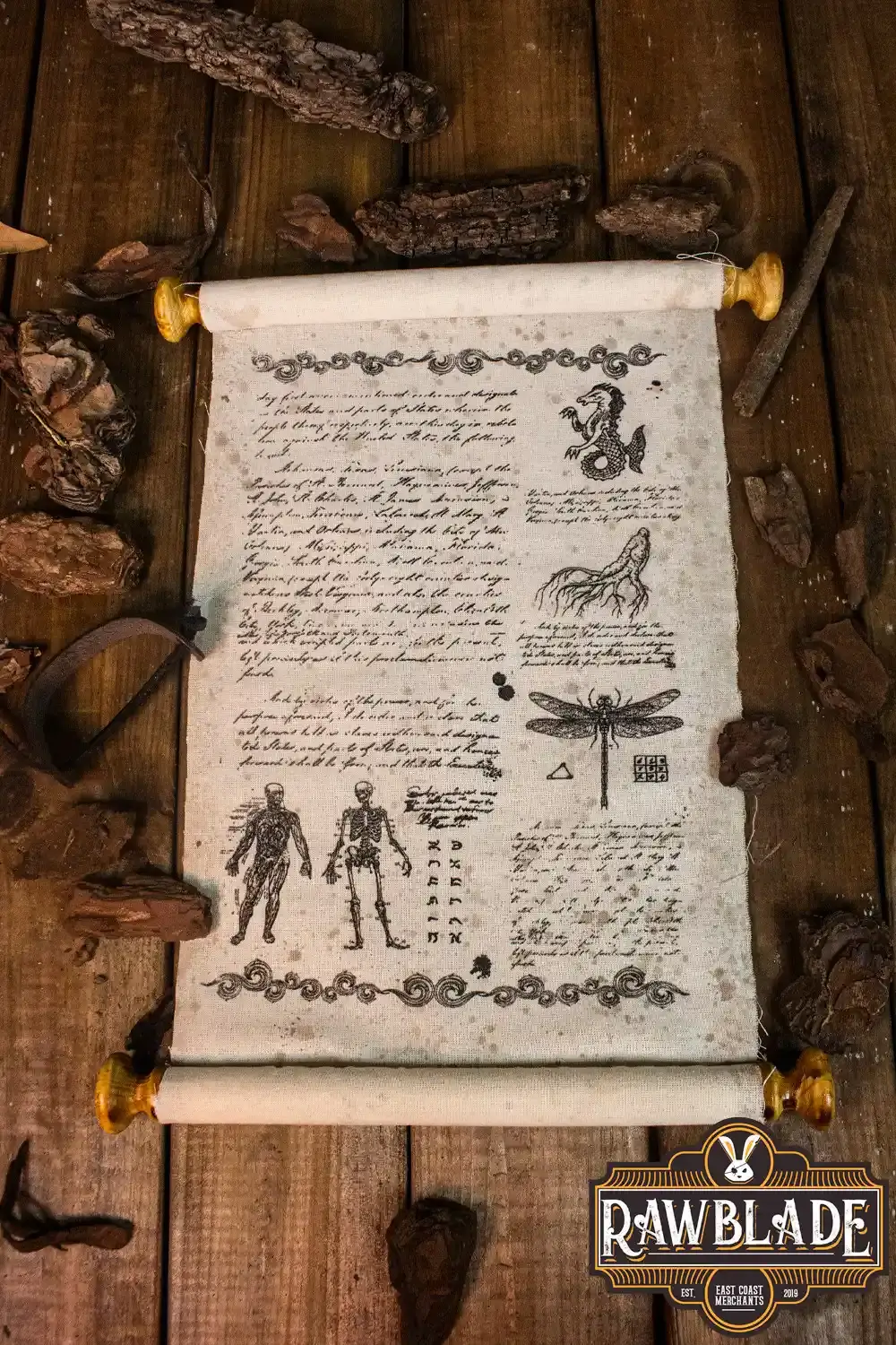 Scholar Scroll With Leather Strap - Image 4