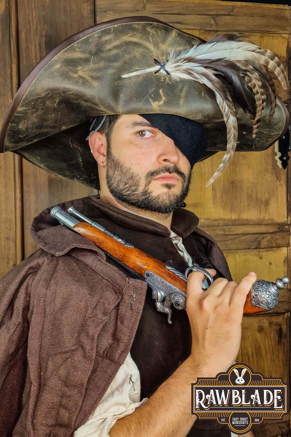 Captain Teague Hat with Feathers - Image 22