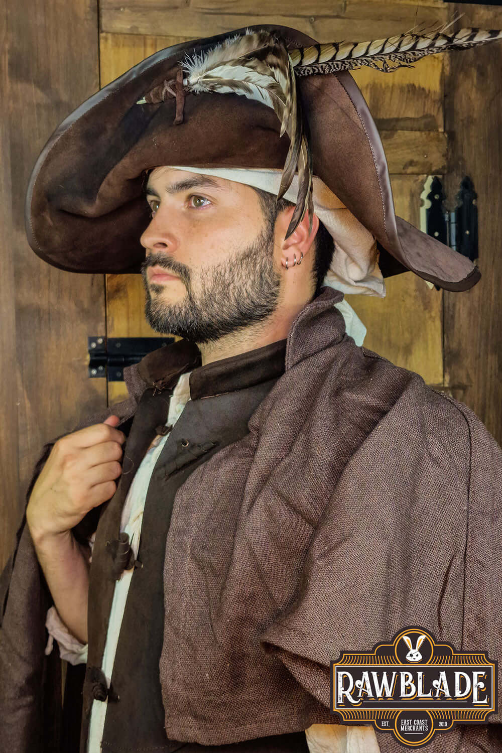 Captain Teague Hat with Feathers - Image 54