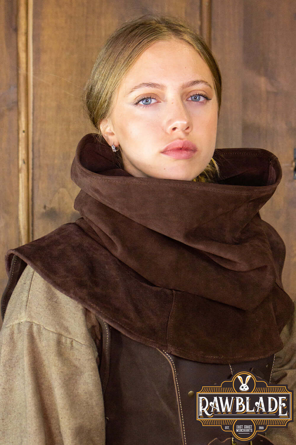Morgan Splitleather Tube Gugel - Image 4